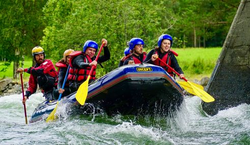 Optioneel raften Sjoa